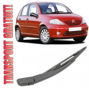 Citroen C3 Brat stergator pentru luneta spate cu lamela 350 mm, compatibil cu Citroen C3 Hatchback fabricat intre 2002-2010, calitate extra - Img 1