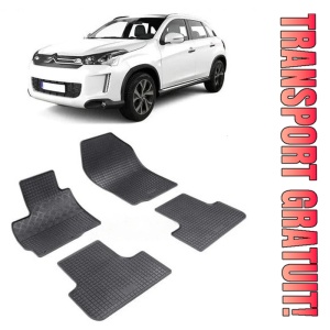 Citroen C4 Aircross, Suv, fabricat din 05.2012 - 03.2017, set covorase auto dedicate, din cauciuc 100% Premium