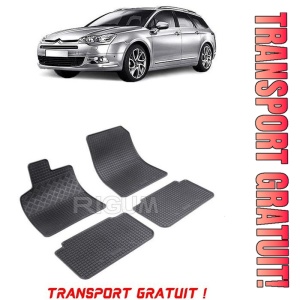 Citroen C5 II, Combi, fabricat din 2008 - 05.2017, set covorase auto dedicate, din cauciuc 100% Premium - Transport Gratuit
