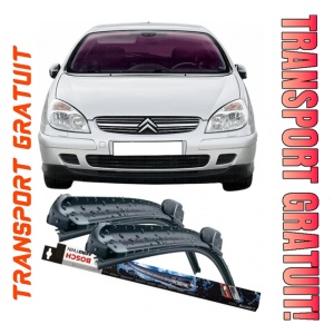 Citroen C5 Set 2 stergatoare parbriz Bosch Bosch Aerotwin compatibile cu Citroen C5 2002-2004 (65 cm / 45 cm)