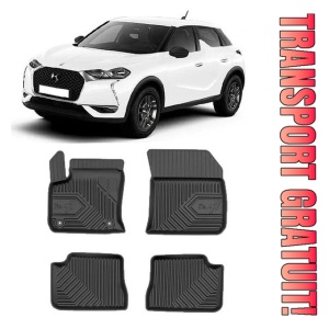 Citroen DS3 Crossback E-Tense Din 02.2018 - Prezent, Suv , Set Covorase Auto Tip Tavita Premium 3D, din cauciuc