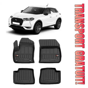 Citroen DS3 Crossback E-Tense, Suv, Din 02.2018 - Prezent , Set Covorase Auto Tip Tavita Premium 3D, din cauciuc