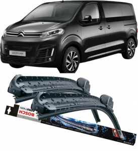 Citroen Spacetourer Set 2 stergatoare parbriz Bosch Bosch Aerotwin 65 cm/47.5 cm compatibile cu Citroen Spacetourer Bus (V_) din 2016 (65 cm / 47.5 cm) accesorii pentru autoturismul tau - masina v125687