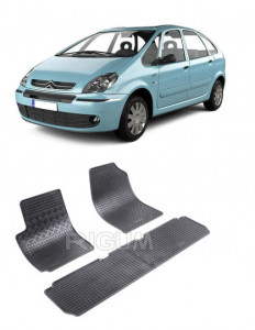 Citroen Xsara Picasso, Van, fabricat din 2000 - 01.2010, set covorase auto dedicate, din cauciuc 100% Premium accesorii pentru autoturismul tau - masina v159261