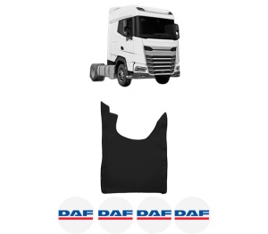 Covoras Camion Tir DAF XG din 2021, Auto, 4x Stickere auto cu DAF