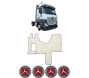 Covoras Camion Tir MERCEDES-BENZ ACTROS MP4 / MP5 din 2011-2024, Auto, 4x Stickere auto cu MERCEDES-BENZ