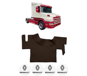 Covoras Camion Tir RENAULT TRUCKS T din 2004-2023, Auto, 4x Stickere auto cu RENAULT TRUCKS