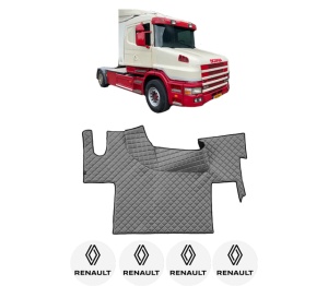 Covoras Camion Tir RENAULT TRUCKS T din 2004-2023, Auto, 4x Stickere auto cu RENAULT TRUCKS