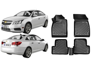 Covorase auto Chevrolet Cruze J300 2008-2016 set presuri auto tip tavita - Img 2