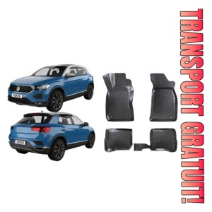 Covorase auto Volkswagen T-Roc 2017-2024 Set presuri tip tavita