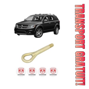 Cui carlig remorcare, tractare auto DODGE JOURNEY din 2008-2012, Otel, Cri-Flo, 4 Stickere cu DODGE