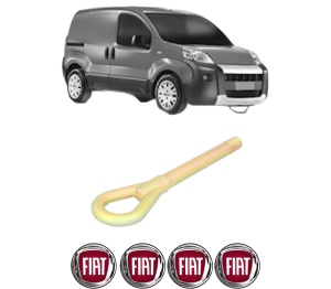 Cui carlig remorcare, tractare auto FIAT 500 (312_) din 2007-2013, Otel, Cri-Flo, 4 Stickere cu FIAT - Img 2