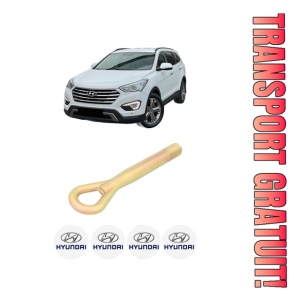Cui carlig remorcare, tractare auto HYUNDAI GRAND SANTA FÉ din 2013-2018, Otel, Cri-Flo, 4 Stickere cu HYUNDAI