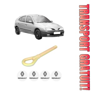 Cui carlig remorcare, tractare auto RENAULT MEGANE I (BA0/1_) din 1999-2008, Otel, Cri-Flo, 4 Stickere cu RENAULT