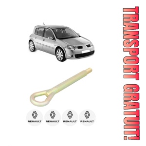 Cui carlig remorcare, tractare auto RENAULT MEGANE II (BM0/1_, CM0/1_) din 2002-2009, Otel, Cri-Flo, 4 Stickere cu RENAULT