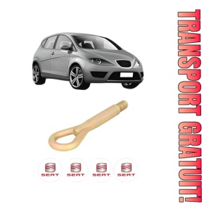 Cui carlig remorcare, tractare auto SEAT ALTEA (5P1) din 2004-2015, Otel, Cri-Flo, 4 Stickere cu SEAT