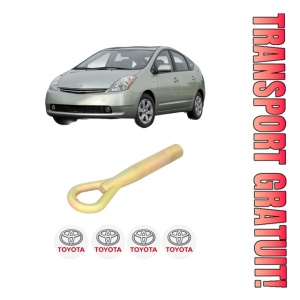 Cui carlig remorcare, tractare auto TOYOTA PRIUS Liftback (_W2_) din 2003-2009, Otel, Cri-Flo, 4 Stickere cu TOYOTA
