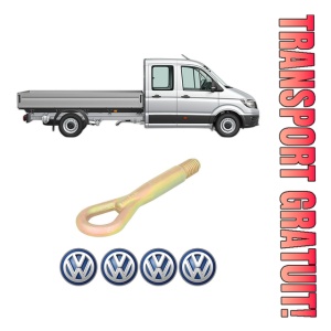 Cui carlig remorcare, tractare auto Volkswagen CRAFTER 30-50 Platform/Chassis (2F_) din 2006-2016, Otel, Cri-Flo, 4 Stickere cu Volkswagen