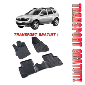 Dacia Duster 4X4 2010-2017 Set 4 covorase auto din cauciuc tip tavita premium line 3D - Transport Gratuit!