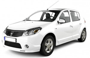 Dacia Sandero fabricat din 2007 - 2013, set covorase auto dedicate, din cauciuc 100% Premium accesorii pentru autoturismul tau - masina v157568