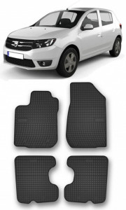 Dacia Sandero II Din 12.2012 - 12.2020, Hatchback , Set Covorase Auto Premium accesorii pentru autoturismul tau - masina v150459