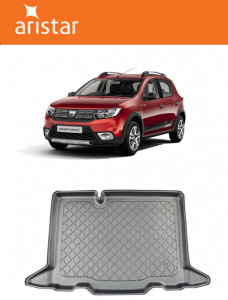 Dacia Sandero III Hatchback din 01.2021 - Prezent, Tavita Pentru Portbagaj Lux Premium Dedicata, Portbagaj Inferior Fara Podea Variabila Pe Inaltime*2 accesorii pentru autoturismul tau - masina v190801