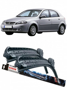 Daewoo Lacetti Hatchback Set 2 stergatoare parbriz Bosch Aerotwin 600/475mm compatibile cu Daewoo LACETTI Hatchback (KLAN) (2004) (55 cm / 47.5 cm) accesorii pentru autoturismul tau - masina v114160