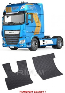 Daf Xf Euro 6, Cargo, fabricat din 2013 - Prezent, set covorase auto dedicate, din cauciuc 100% Premium - Transport Gratuit accesorii pentru autoturismul tau - masina v40129