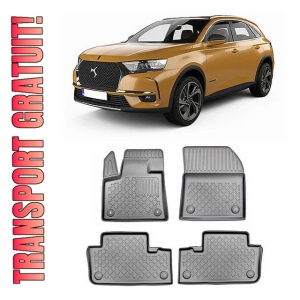 Ds 7 Crossback, Suv, Din 02.2018 - Prezent , Set Covorase Auto Tip Tavita Premium 3D, din cauciuc