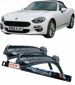 Fiat 124 Set 2 stergatoare parbriz Bosch Bosch Aerotwin 45 cm/45 cm compatibile cu Fiat 124 Spider (348_) din 2016 (45 cm / 45 cm) accesorii pentru autoturismul tau - masina v124013