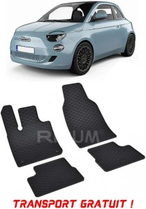 Fiat 500 Electric fabricat din 11.2020 - Prezent, Hatchback, Electric, set covorase auto dedicate, din cauciuc 100% Premium - Transport Gratuit accesorii pentru autoturismul tau - masina v40103
