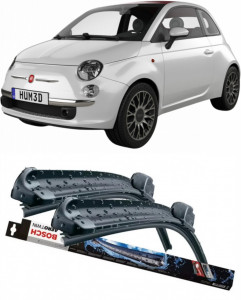 Fiat 500 Set 2 stergatoare parbriz Bosch Aerotwin 600/475mm compatibile cu Fiat 500 (312_) (2007) (60 cm / 34 cm) accesorii pentru autoturismul tau - masina v115517