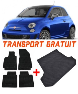 Fiat 500e Set Covorase + tavita portbagaj auto Fiat 500e I Electric, caroserie hatchback, fabricatie 2015 - 2020 accesorii pentru autoturismul tau - masina v948