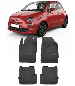 Fiat 500X, Suv, Din 01.2015 - Prezent , Set Covorase Auto Tip Tavita Premium 3D, din cauciuc accesorii pentru autoturismul tau - masina v173986