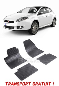 Fiat Bravo II, Hatchback, fabricat din 04.2007 - 07.2014, set covorase auto dedicate, din cauciuc 100% Premium - Transport Gratuit accesorii pentru autoturismul tau - masina v40078