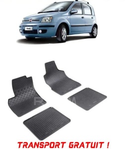 Fiat Panda II, Hatchback, fabricat din 09.2003 - 12.2012, set covorase auto dedicate, din cauciuc 100% Premium - Transport Gratuit accesorii pentru autoturismul tau - masina v39998