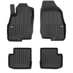 Fiat Punto Evo Din 2009 - 2012, Hatchback, 3 Usi , Set Covorase Auto Tip Tavita Premium 3D, din cauciuc accesorii pentru autoturismul tau - masina v162734