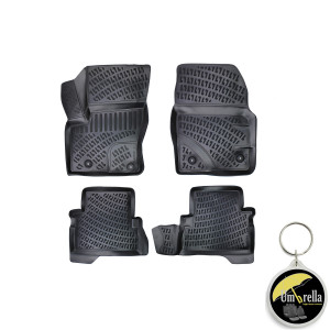 Ford C-Max I 2003-2010 Set 4 covorase auto din cauciuc tip tavita premium line 3D accesorii pentru autoturismul tau - masina v242065