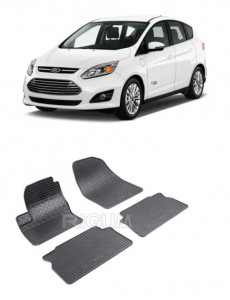 Ford C-Max I, Van, fabricat din 2003 - 10.2010, set covorase auto dedicate, din cauciuc 100% Premium accesorii pentru autoturismul tau - masina v158762