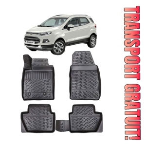 Ford Ecosport II 2012-2025 Set 4 covorase auto din cauciuc tip tavita premium line 3D