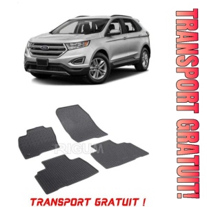 Ford Edge II, Suv, fabricat din 05.2016 - Prezent, set covorase auto dedicate, din cauciuc 100% Premium - Transport Gratuit