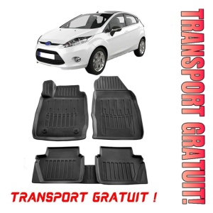 Ford Fiesta (2008-2017) Set covorase auto cauciuc G.Modern Line 3D transport gratuit