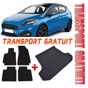 Ford Fiesta Set Covorase + tavita portbagaj auto Ford Fiesta VII fabricatie 07.2017 - prezent, caroserie hatchback