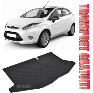 Ford Fiesta Tavita pentru portbagaj din cauciuc, compatibila Ford Fiesta VI fabricatie 10.2008 - 06.2017, caroserie hatchback