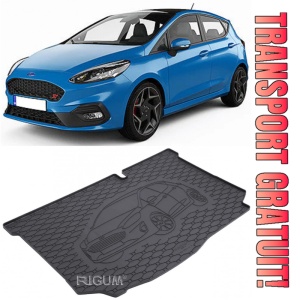Ford Fiesta Tavita pentru portbagaj din cauciuc, compatibila Ford Fiesta VII, caroserie Hatchback, fabricatie 07.2017 - prezent, portbagaj inferior
