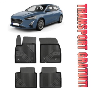 Ford Focus IV Mhev Din 09.2018 - Prezent, Combi , Set Covorase Auto Tip Tavita Premium 3D, din cauciuc