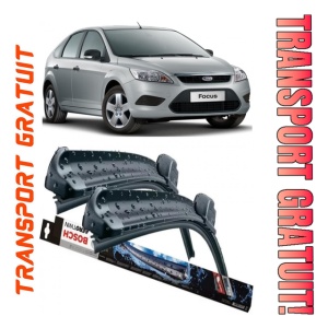 Ford Focus Set 2 stergatoare parbriz Bosch Bosch Aerotwin compatibile cu Ford Focus 2006-2010 (65 cm / 40 cm)