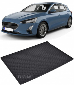 Ford Focus Tavita pentru portbagaj din cauciuc, compatibila Ford Focus IV fabricatie 09.2018 - prezent, caroserie hatchback, roata de rezerva normala accesorii pentru autoturismul tau - masina v112565