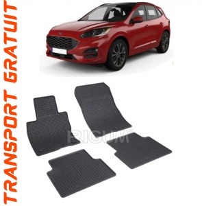 Ford Kuga Hybrid, Suv, fabricat din 04.2020 - Prezent, set covorase auto dedicate, din cauciuc 100% Premium accesorii pentru autoturismul tau - masina v157222