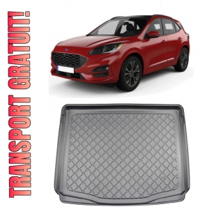 Ford Kuga III Suv din 04.2020 - Prezent, Tavita Pentru Portbagaj Lux Premium Dedicata, Roata Rezerva Ingusta / Kit Reparatie *2